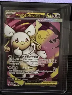 Pokemon TCG 3-Card Lot Slurpuff Holo, Mega Audino EX, Meloetta EX 236/217 - Image 3