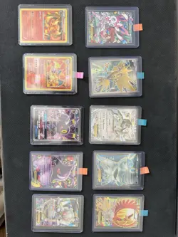 Pokemon TCG 10 Card Holo Lot - Charizard Sylveon GX Arceus Hidden Fates - Image 2