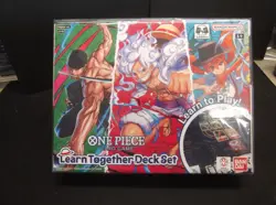 ONE PIECE CARD GAME: Learn Together Deck Set LT-01 English Version SEALED - Image 1