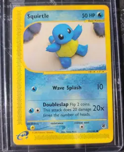 NM Squirtle Expedition Base Set 2002 Regular Card - Image 1