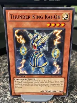 Yugioh Single Card Thunder King Rai-Oh 1st Edition Common RYMP-EN074 - Image 1