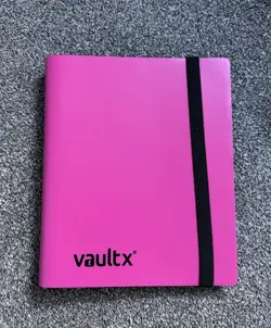 Vault X 4 Pocket Strap Binder, Holds 160 Trading Cards in 20 Side-Loading Pages - Image 1
