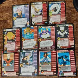 DragonBall Z CCG Score Personality Card Lot - Trunks Majin Buu set - Played cond - Image 1