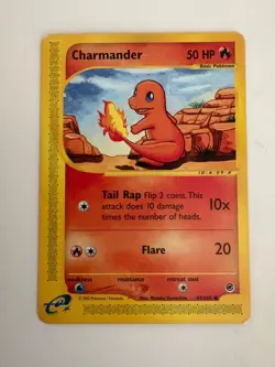 Pokemon TCG Charmander Expedition Base Set, Card 97/165, Regular Common LP - Image 1