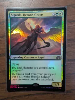 Sigarda, Heron's Grace #250 (Foil) (LP) Prerelease Cards PRE Magic MTG - Image 1