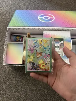 Opened Prismatic Evolutions Super Premium Collection Promo & Cards - Eevee promo - Image 4