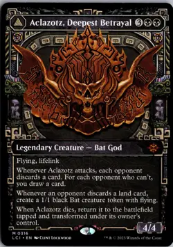 Aclazotz, Deepest Betrayal (Showcase) 316 The Lost Caverns of Ixalan MTG LP - Image 1