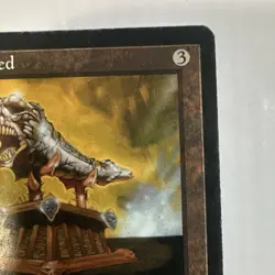 Wizards of the Coast Horn of Greed MTG Stronghold Rare Artifact Reg Eng 1998 - Image 3