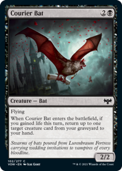 Courier Bat - Near Mint, English - Image 1