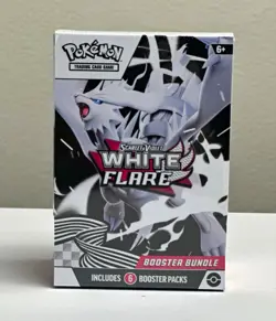Pokemon TCG Scarlet & Violet White Flare Booster Bundle Box 6 Packs English 2025 - Image 1