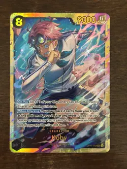 Koby OP11-119 SEC A Fist of Divine Speed - ONE PIECE Card Game English - Image 2