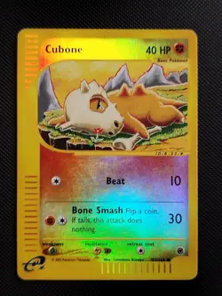 (LP) Cubone 103/165 2002 Expedition Base Set Reverse Holo Pokemon Card Komiya - Image 1