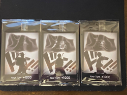One Piece Special Don!! 3 Card Promo Set - Vol. 1, 2 & 3 - Luffy, Ace & Sabo - Image 1