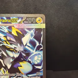 Pokemon Mega Zeraora ex SIR 114/084 Pitch Black NM Pack Fresh - Image 4