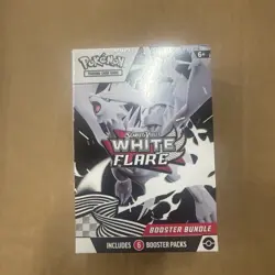 Pokemon TCG Scarlet & Violet White Flare Booster Bundle Box 6 Packs SEALED - Image 1