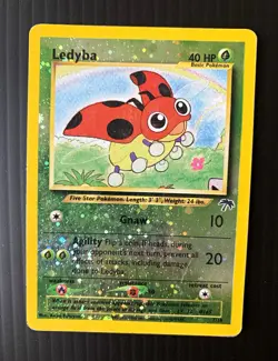Pokemon TCG Ledyba 07/18 Southern Islands Reverse Holo Promo - Image 1