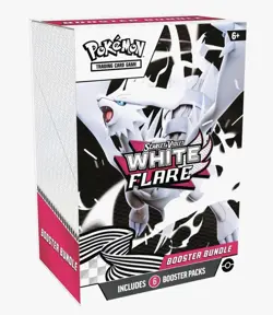 Pokemon TCG White Flare Booster Bundle SV WHT New/Factory Sealed 6 Packs - Image 1