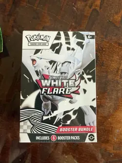 Pokemon TCG Scarlet & Violet White Flare Booster Bundle Sealed- 6 Packs - Image 1