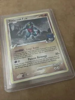 Pokemon Toxicroak G DP41 Promo Card NEAR MINT - Image 1