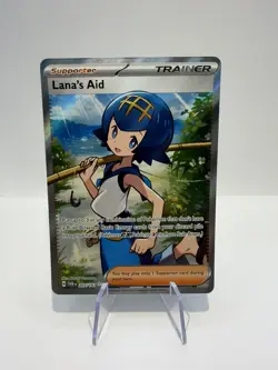 Pokemon TCG Lanas Aid 207/167 Ultra Rare Full Art Trainer Twilight Masquerade NM - Image 1