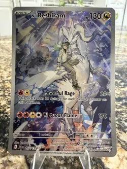N's Reshiram 167/159 Sv09: Journey Together Illustration Rare Holo English HP130 - Image 1