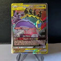 Naganadel & Guzzlord GX 158/236 Holo GX Rare Cosmic Eclipse Pokemon NM - Image 1