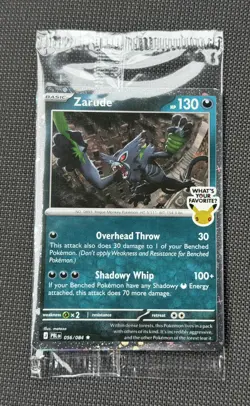 The Pokemon Company Zarude GameStop Promo Holo 056/084 130 HP English. SEALED. - Image 1