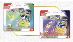 2-Pokemon TCG 30th Anniversary Celebration Tech Sticker PRESALE PREORDER - Image 1