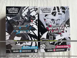 Pokemon Scarlet & Violet Black Bolt, White Flare 2 Pack Booster Bundle ✅SEALED✅ - Image 1