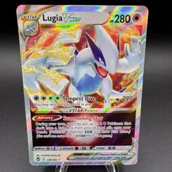 Pokemon Lugia VSTAR Ultra Rare Full Art Holo 139/195 Silver Tempest English - Image 1