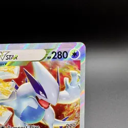 Pokemon Lugia VSTAR Ultra Rare Full Art Holo 139/195 Silver Tempest English - Image 3