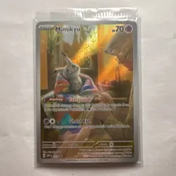 Pokemon Company Mimikyu 075 SV Scarlet & Violet Promo Holo English 70 HP - Image 1