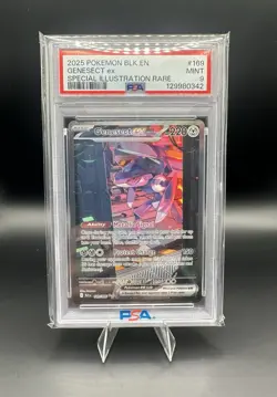 Pokemon SV Black Bolt Genesect EX Special Illustration Rare #169/086 PSA 9 - Image 1