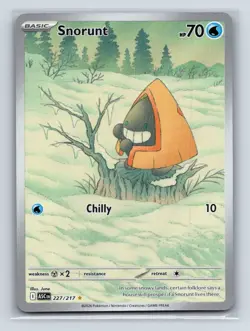 Snorunt 227/217 Illustration Rare Ascended Heroes Pokemon Holo Near Mint - Image 1