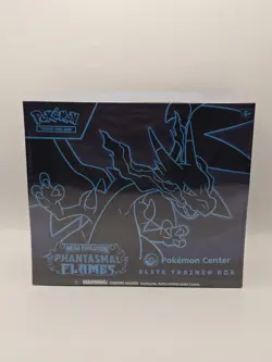 Pokemon TCG Phantasmal Flames Pokemon Center Elite Trainer Box Sealed + Acrylic - Image 5