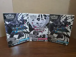 Pokemon Black Bolt (x2) & White Flare (x1) Booster Bundle Scarlet Violet SEALED - Image 1