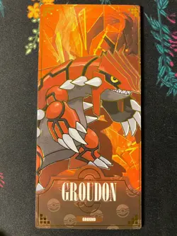🔥NON TCG Pokemon Elf Eif Origin Collection 3.0 Groudon Ticket Stub Long Card🔥 - Image 3