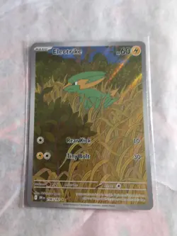 Pokemon TCG S&V Destined Rivals Electrike Card 196/182 Illustration Rare - Image 1