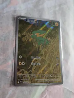Pokemon TCG S&V Destined Rivals Electrike Card 196/182 Illustration Rare - Image 3