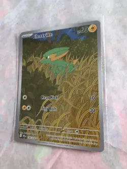Pokemon TCG S&V Destined Rivals Electrike Card 196/182 Illustration Rare - Image 4