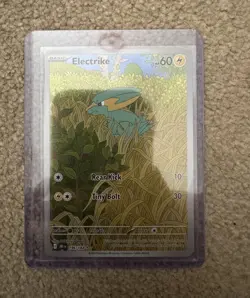 Pokemon TCG Destined Rivals Electrike 196/182 Illustration Rare Holo EN - Image 1