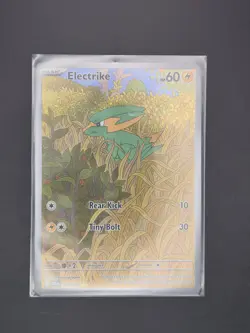 Pokemon TCG S&V Destined Rivals Electrike Card 196/182 Illustration Rare - Image 1
