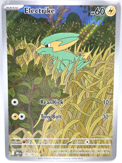 Electrike 196/182 Illustration Rare Pokemon Card SV Destined Rivals English - Image 1