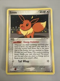 Pokemon TCG Eevee EX Unseen Forces 55/115 Regular Common - Image 1