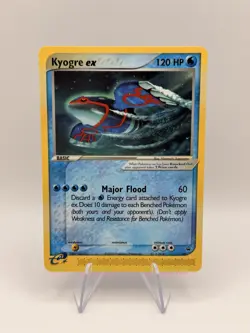 Pokemon Kyogre ex 001 Black Star Promo 2003 Vintage Non-Holo Rare e-Reader Era - Image 1