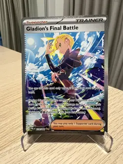 Gladion's Final Battle 118/084 SIR - Mega Evolution - Pitch Black - Pokemon TCG - Image 1