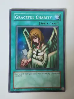 Yu-Gi-Oh! TCG Graceful Charity SDP-040 Unlimited Super Rare - Image 1