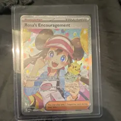 Rosa's Encouragement 123/088 Pokemon TCG Trainer Full Art Holo Ultra Rare EN - Image 1