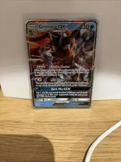 Pokemon TCG Greninja GX Sun Moon SM197 Promo Promo Black Star Promo Card - Image 1