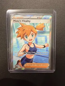 Pokemon TCG Misty's Vitality 111/084 Pitch Black - Image 1